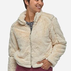 Patagonia Women's Lunar Frost Faux Fur jacket - Cream - size M